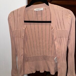 Sandro Light Pink Women's Cardigan
